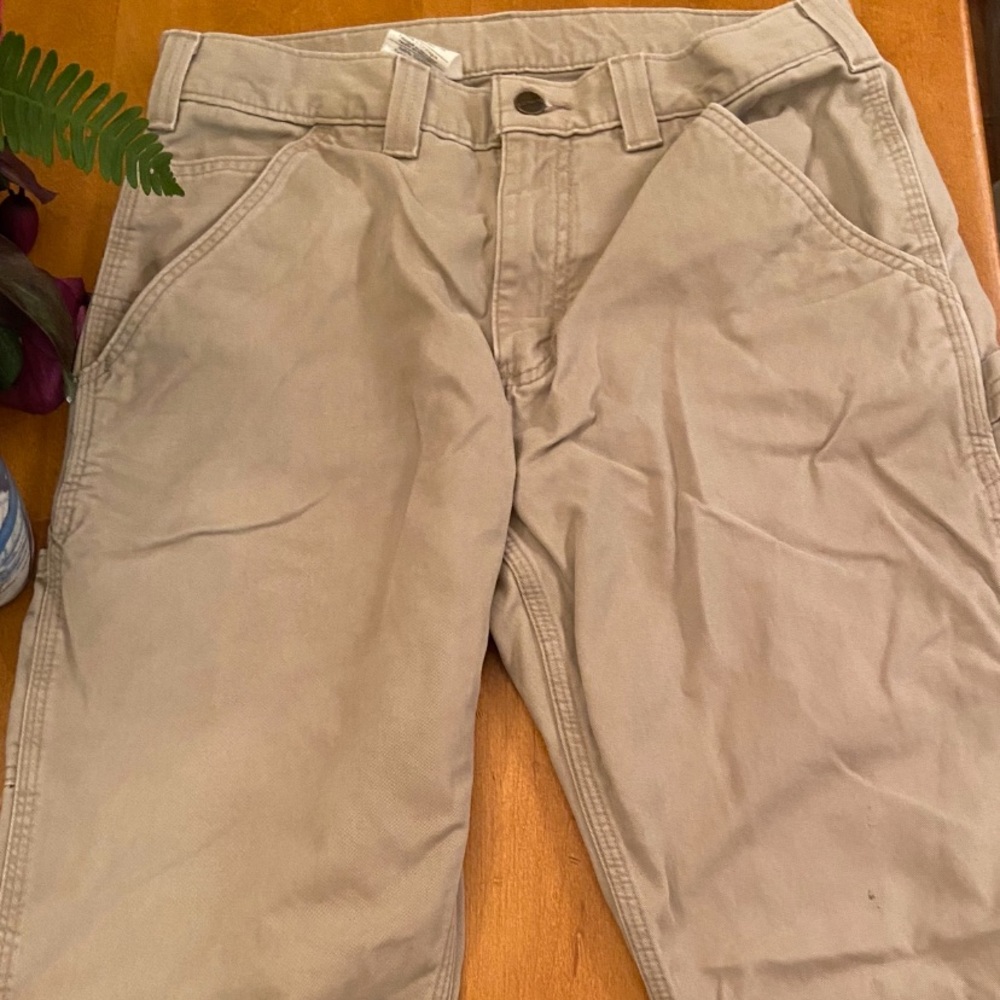 Carhartt khaki twill pants